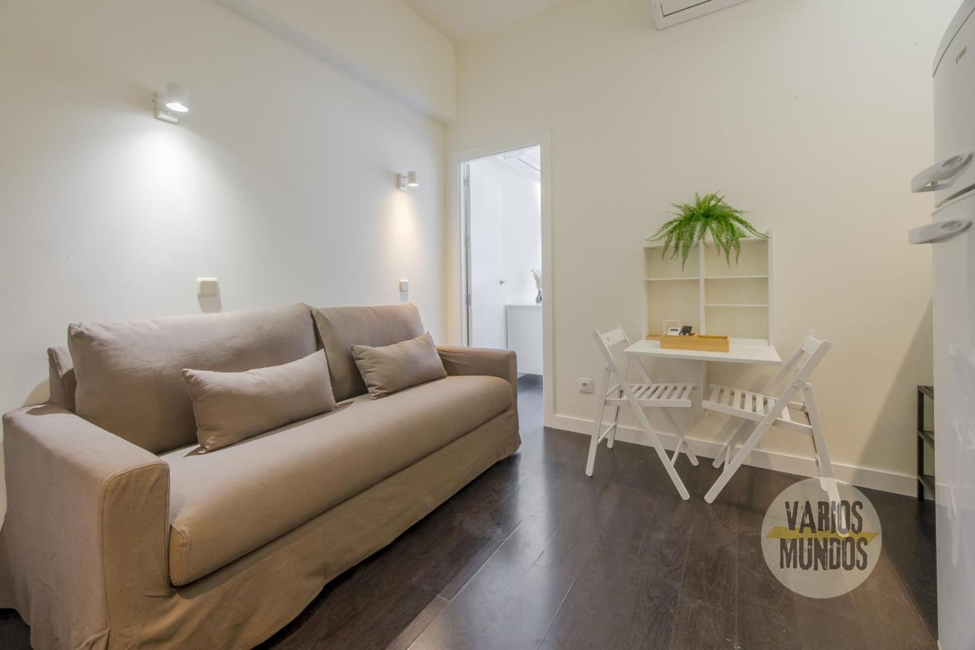 Appartement Confortable 3 Pax A 1 Min De Gran Via