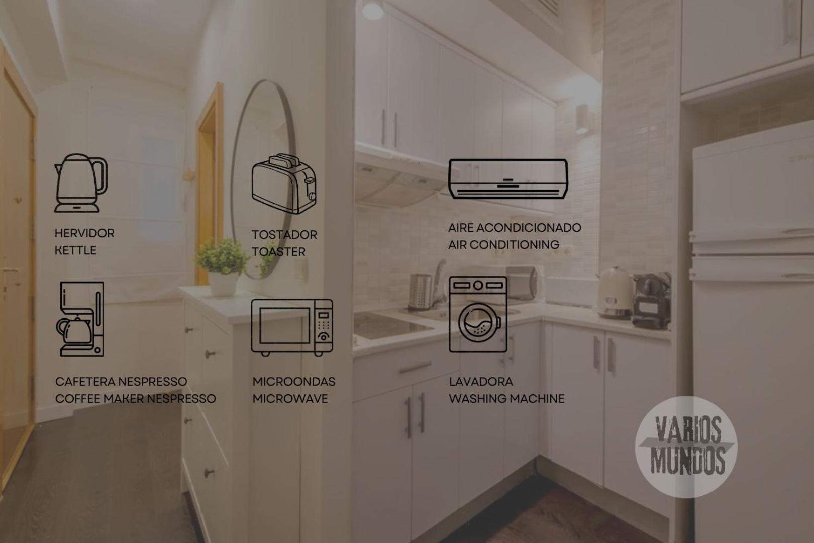 Apartament Confortable 3 Pax A 1 Min De Gran Via *